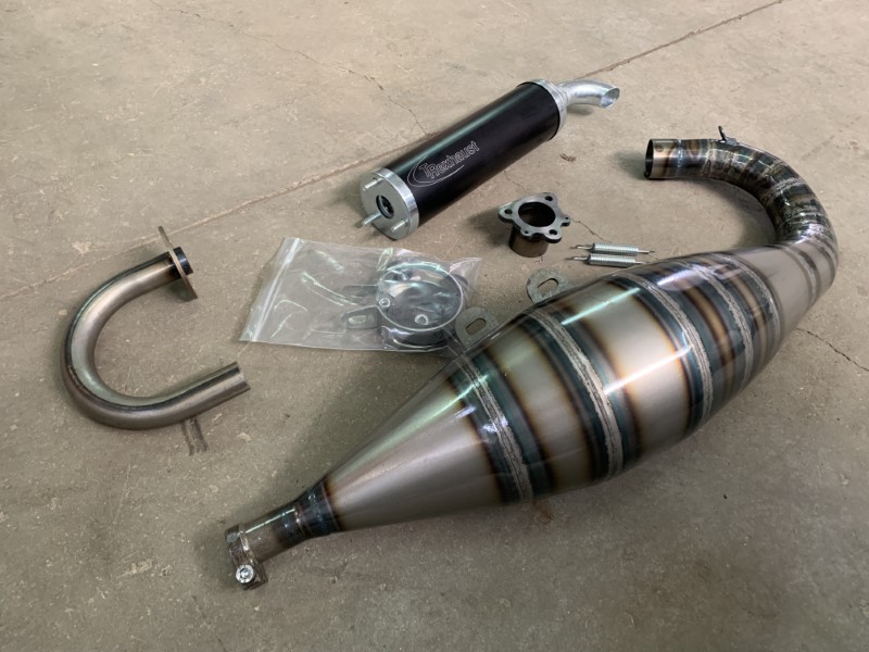 Marmitta TRexhaust Piaggio braccio lungo Big Evo 94 cc