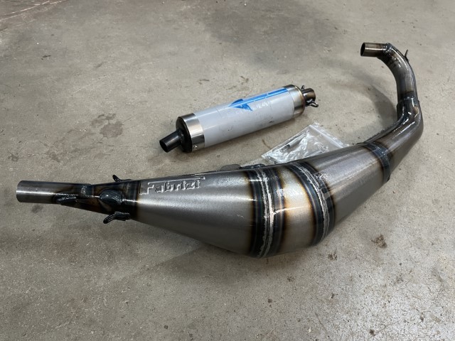Marmitta Fabrizi Racing  Malaguti Fifty 75cc motore G30